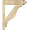 Ekena Millwork Funston Rough Sawn Arts and Crafts Outlooker, Douglas Fir, 6"W x 20"D x 24"H OUT06X20X24FST03RDF - alternate 2